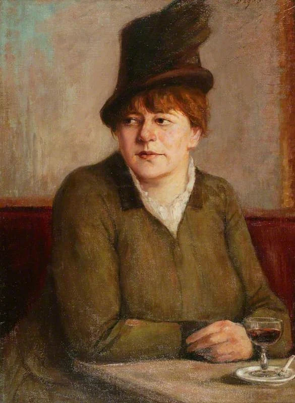 Kvinde i en café - Edgar Degas