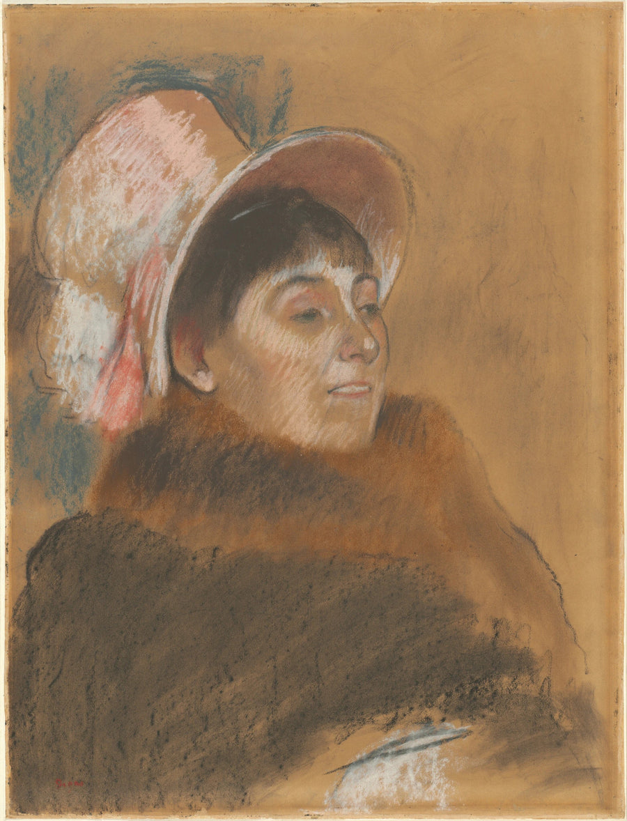 Madame Dietz-Monnin d’Edgar Degas – reproduction peinture à l’huile sur toile