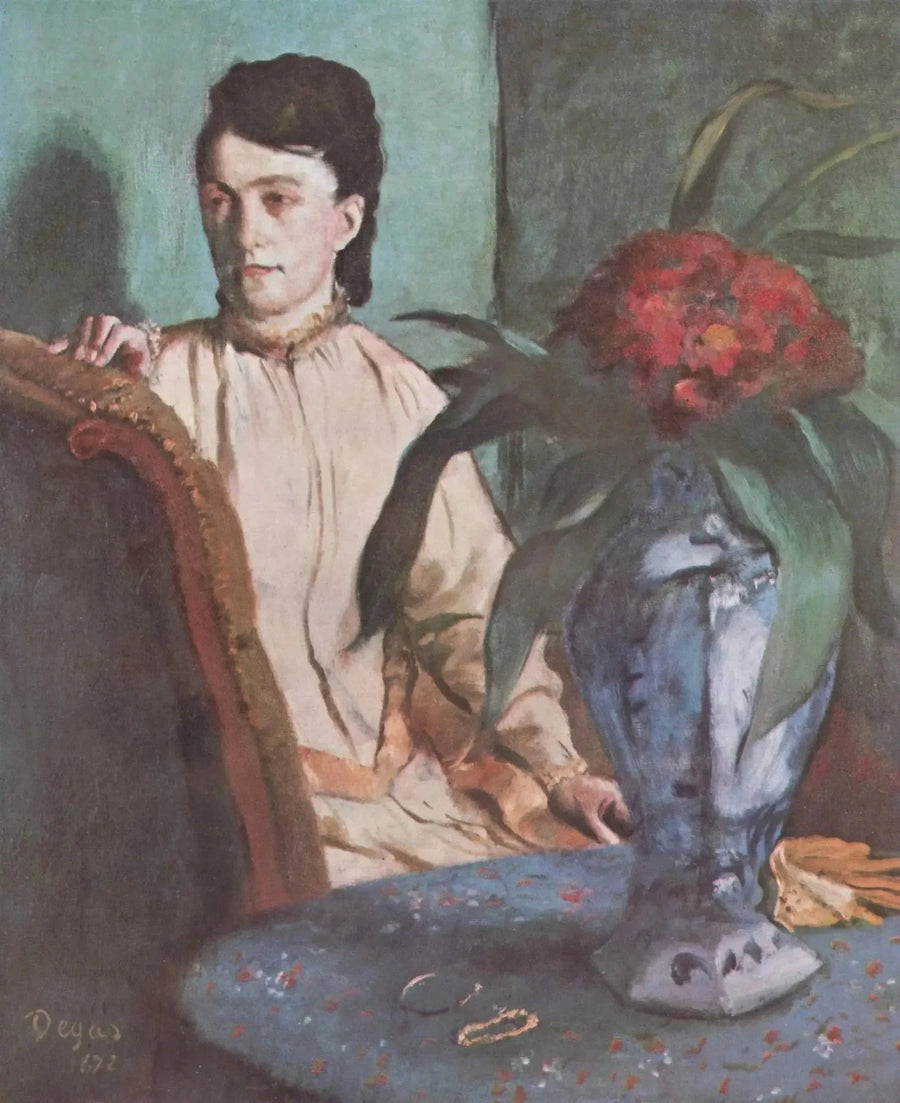 Kvinden med potte - Edgar Degas