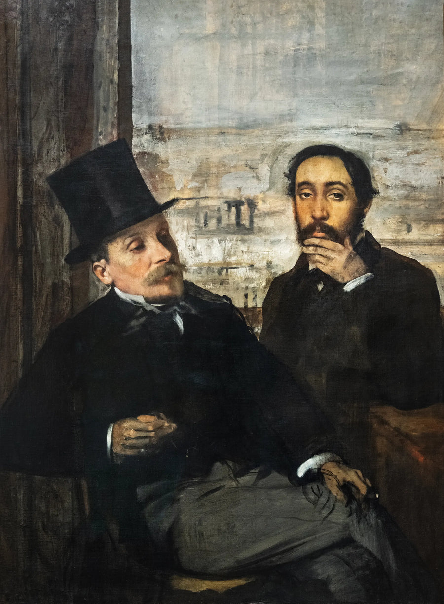 Degas og Évariste de Valernes - Edgar Degas