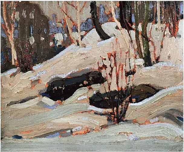 Tøvejr: snebanker - Tom Thomson