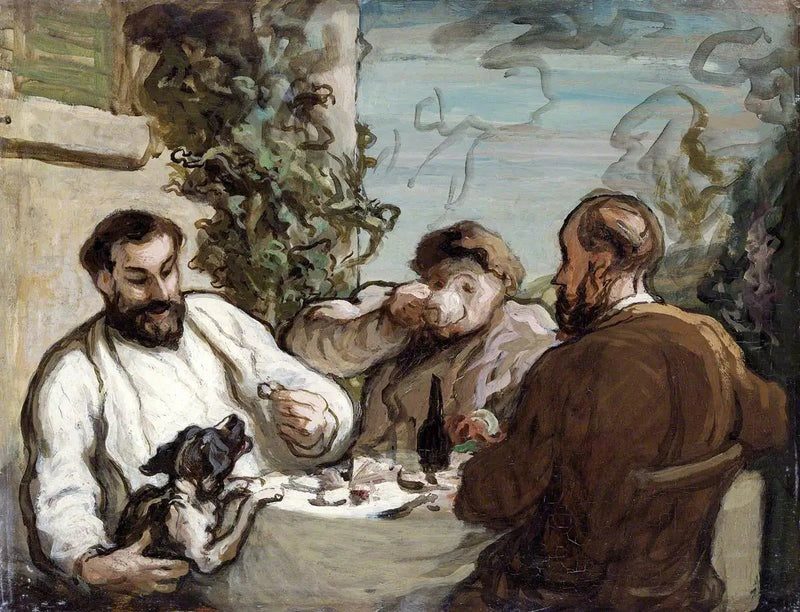 Morgenmad på landet - Honoré Daumier