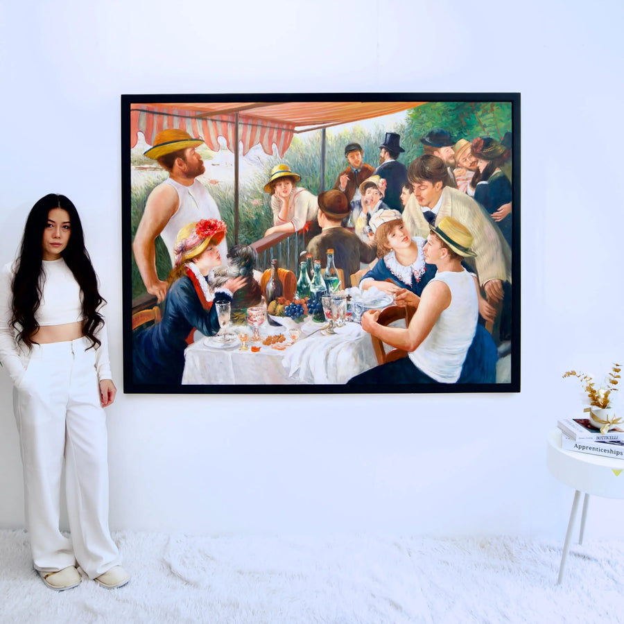 "Frokost for kanotører (Renoir) - Alpha Reproduktion"  | 160 x 120 cm