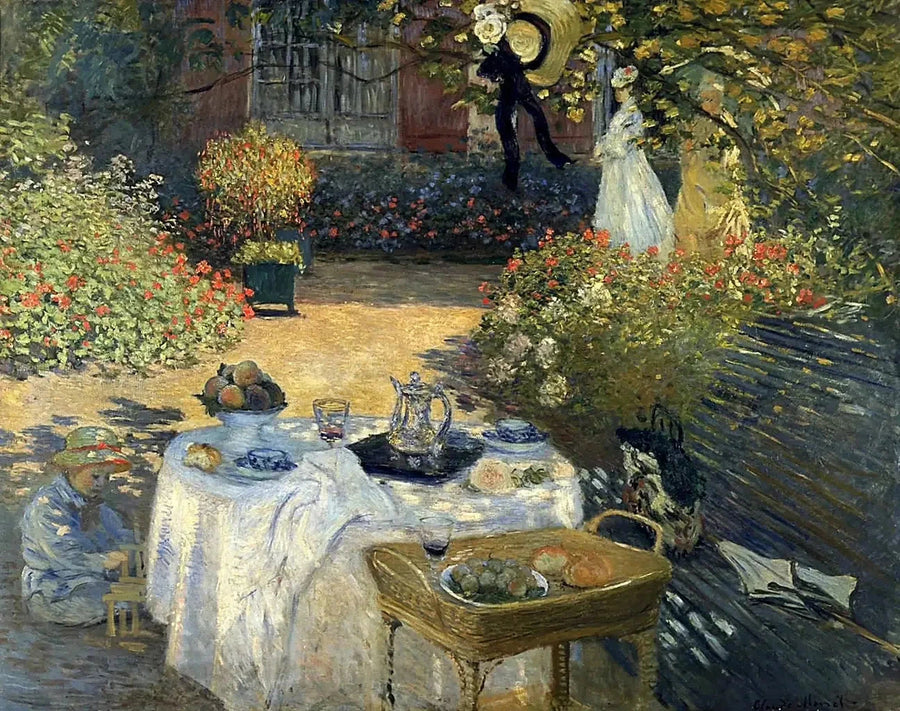 Le Déjeuner, dekorationspanel W285 - Claude Monet
