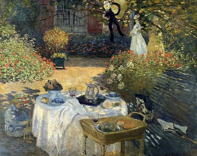 Le Déjeuner, dekorationspanel W285 - Claude Monet