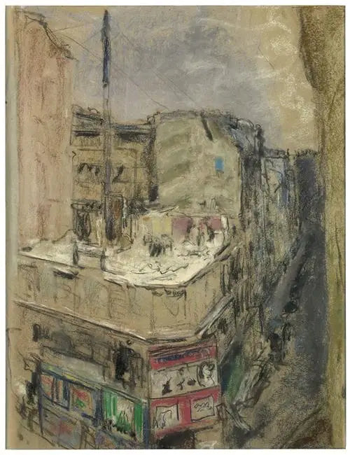Demolition af Calais-gade (60.1.2) - Édouard Vuillard