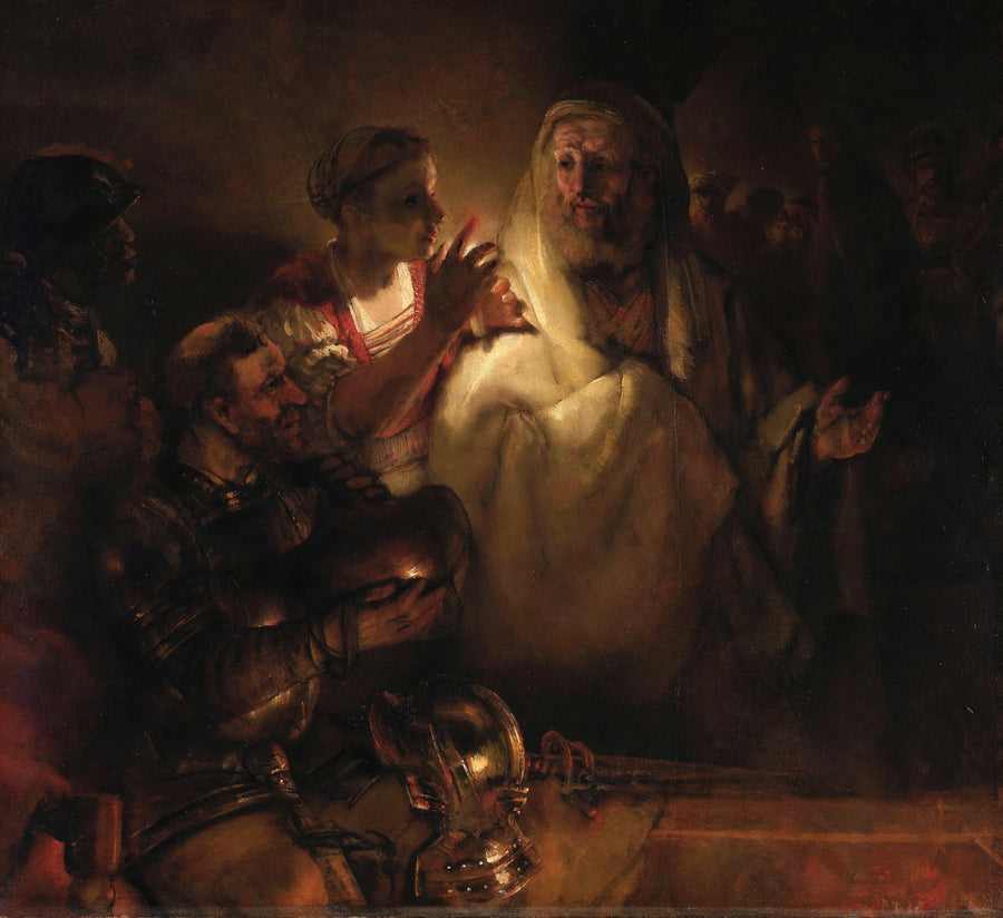 Le déni de Peter - Rembrandt