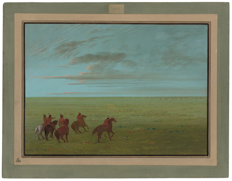 Afgang fra Connibos til de vilde heste - George Catlin