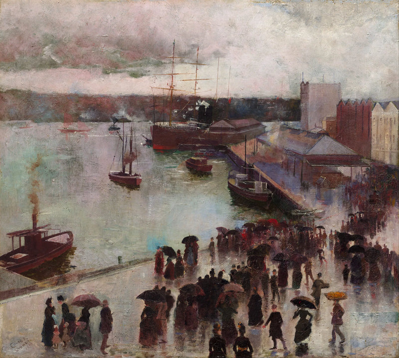 Afsendelse fra Orienten - Cirkelkajen - Charles Conder