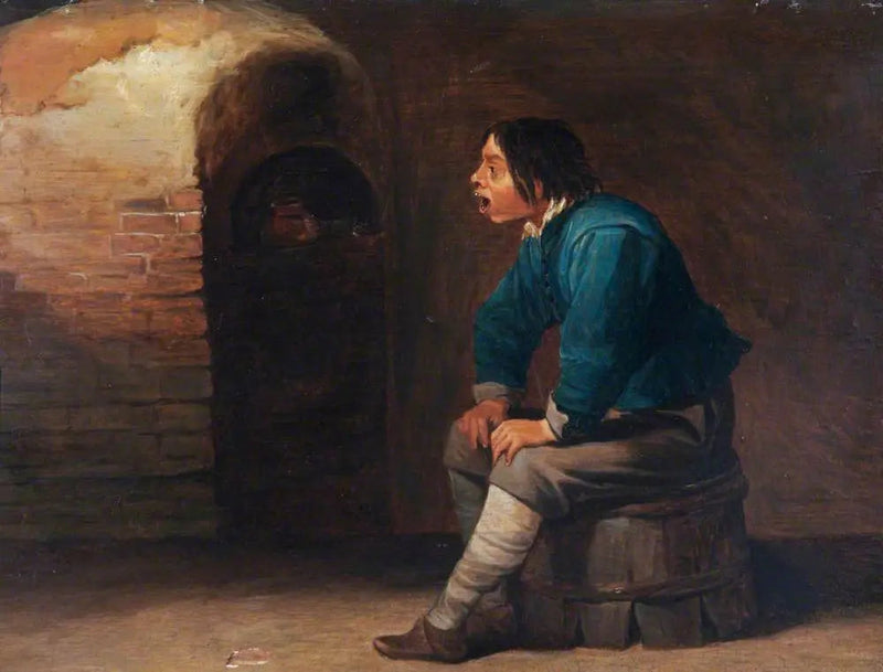 Overskride en ovn - David Teniers den Yngre