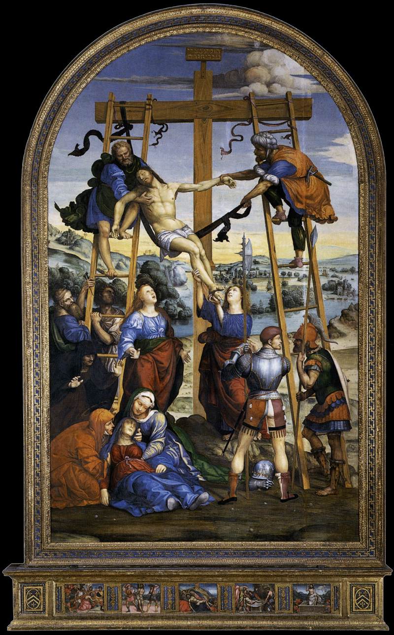 Afhængighed af Det Hellige Kors - Il Sodoma (Giovanni Antonio Bazzi)