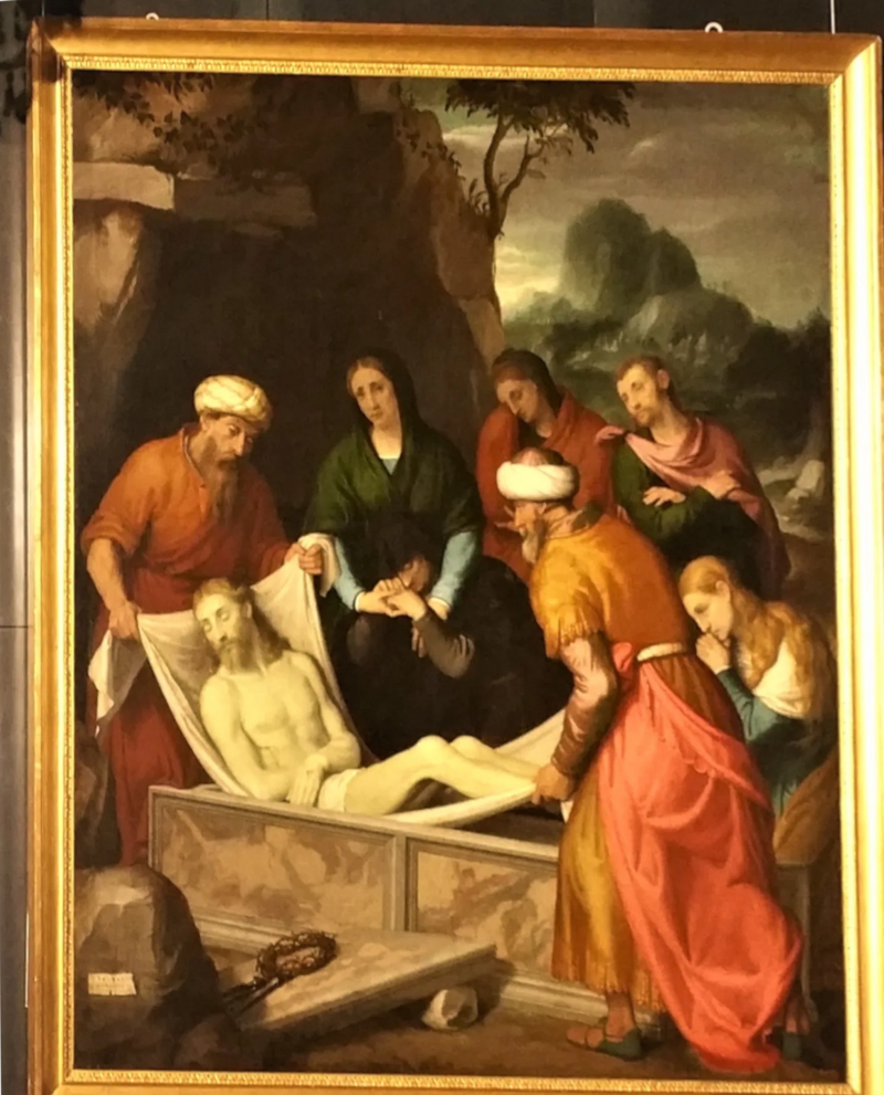 Kristi Gravlæggelse - Giovanni Battista Moroni