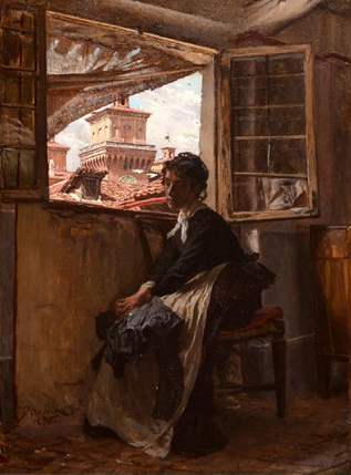 Fra loftet i Ferrara - Giovanni Boldini