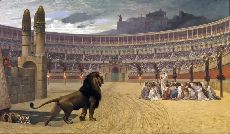 De sidste bønner fra de kristne martyrer - Jean-Léon Gérôme