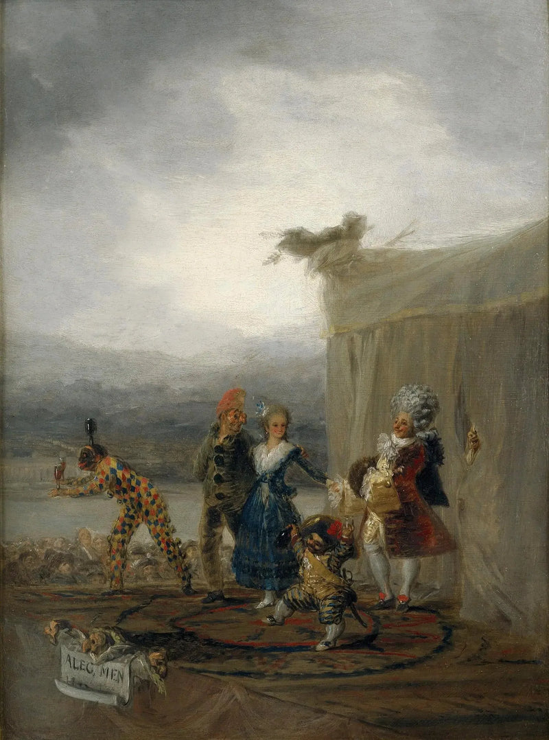 Komiske omrejsende skuespillere - Francisco de Goya
