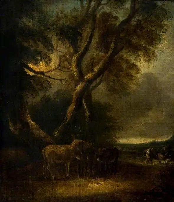 Æsler i stormen - Thomas Gainsborough