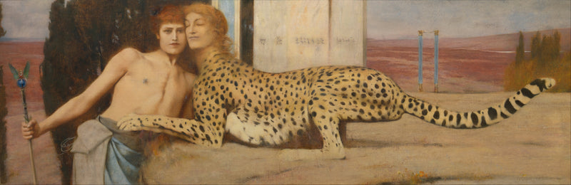 En kærtegn - Fernand Khnopff