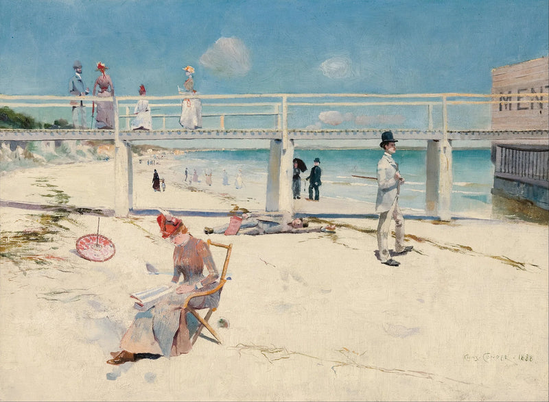 En ferie i Menton - Charles Conder