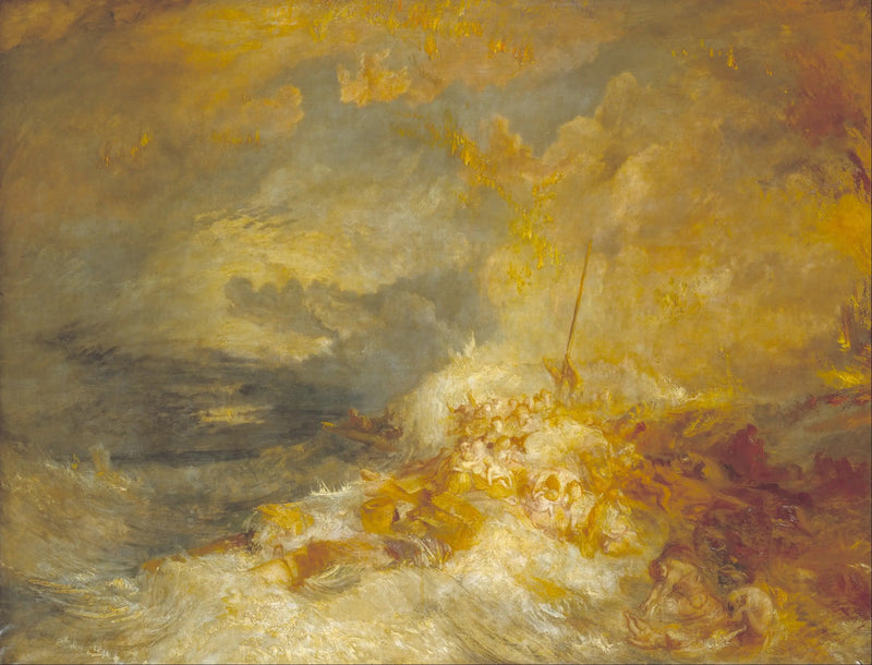 Katastrofe til søs - J. M. W. Turner