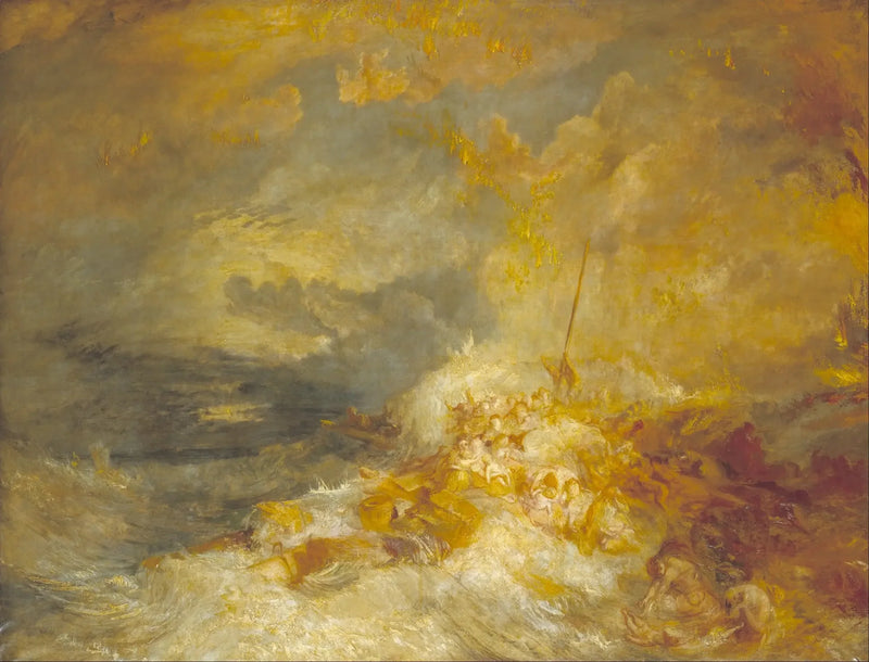 Katastrofe til søs - J. M. W. Turner