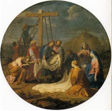 Korsfæstelsen - Eustache Le Sueur