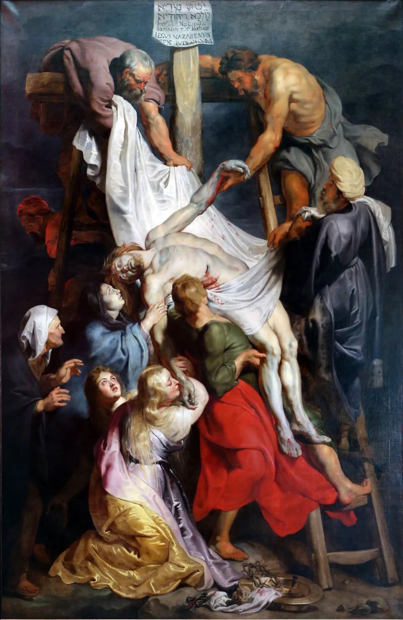 Descente de korsfæstelsen - Peter Paul Rubens