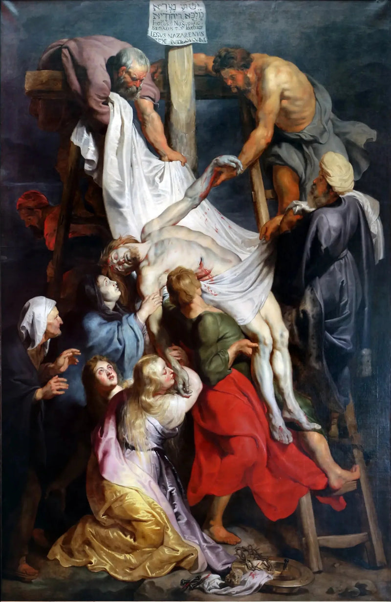 Descente de korsfæstelsen - Peter Paul Rubens