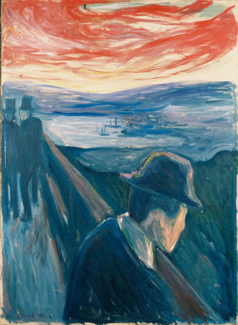 Fortvivlelse - Edvard Munch