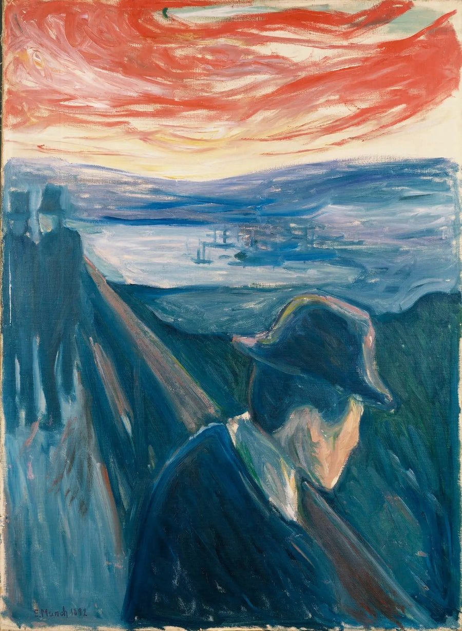 Fortvivlelse - Edvard Munch