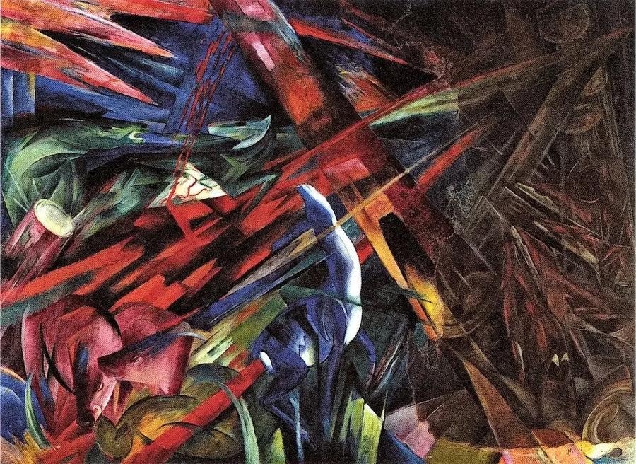 Dyrs skæbner - Franz Marc