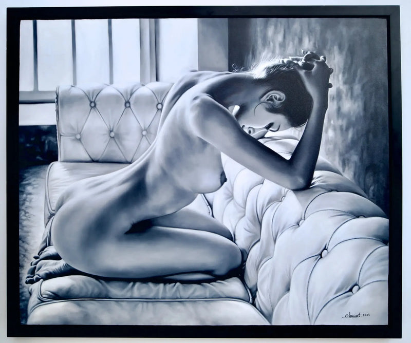 Afslapning på Sofaen | 120 x 100 cm