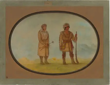 Deux chefs Cherokee - George Catlin - Alpha Reproduction