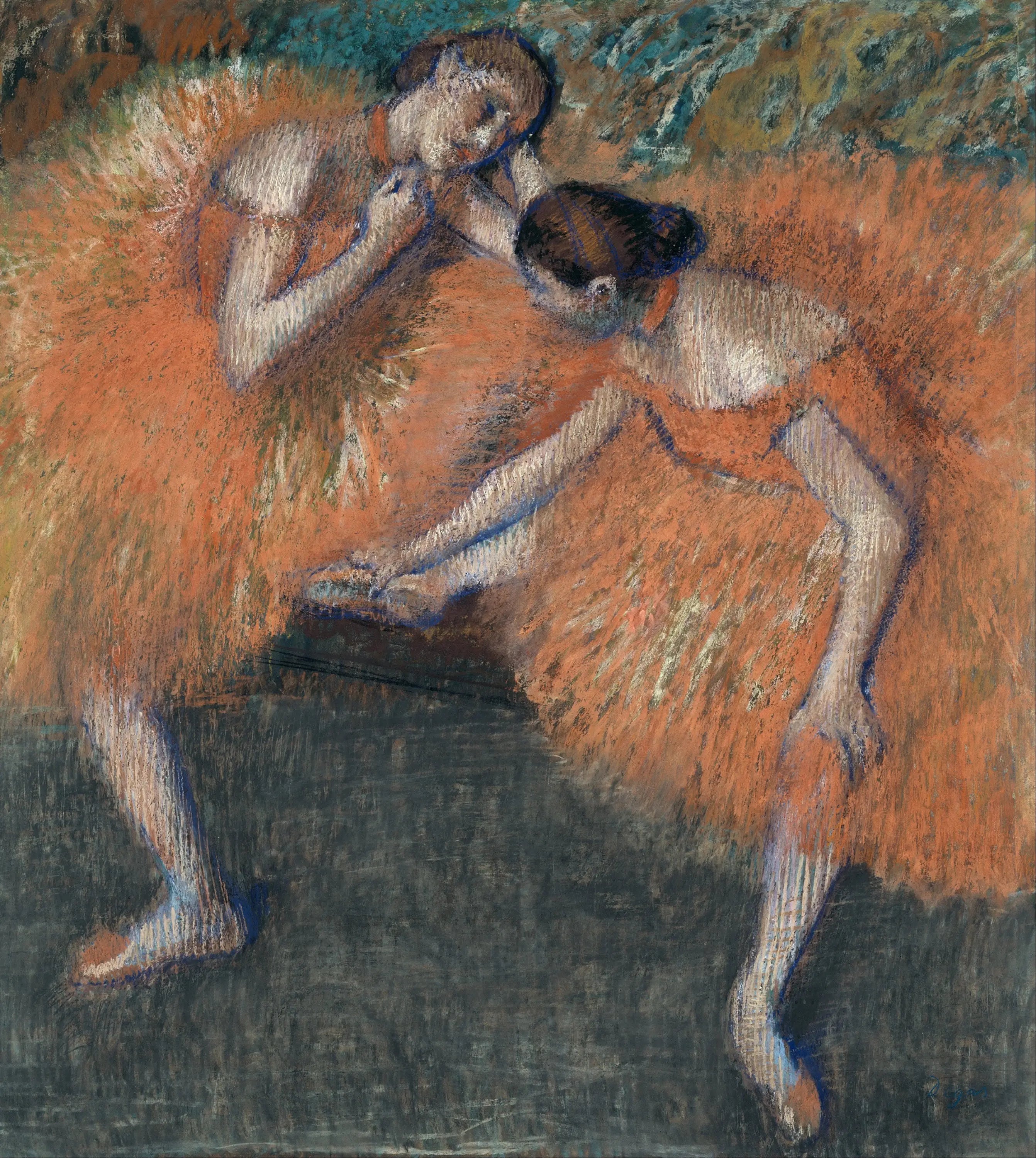 Deux Danseuses - Edgar Degas image 1 copie de tableau peinte à la main