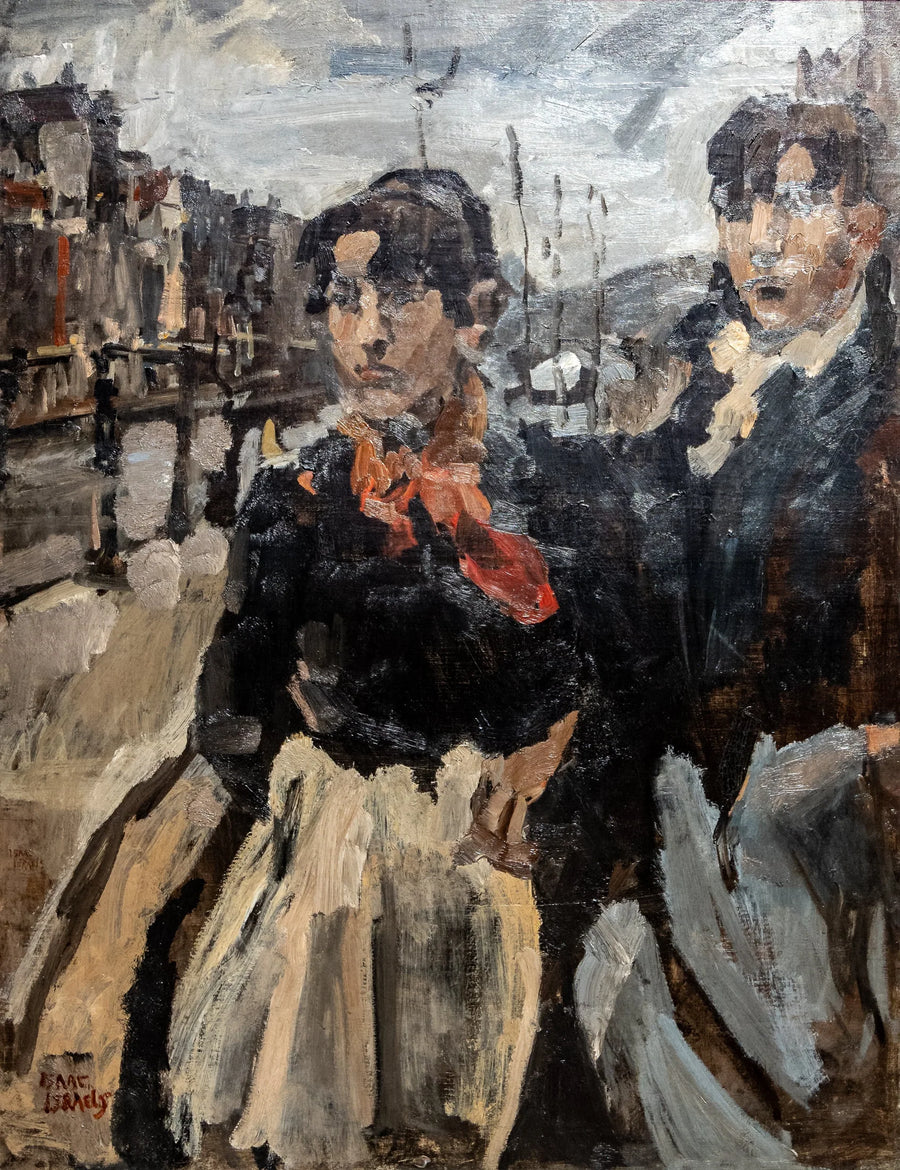 To tjenere på Lijnbaansgracht – Amsterdam – Isaac Israel