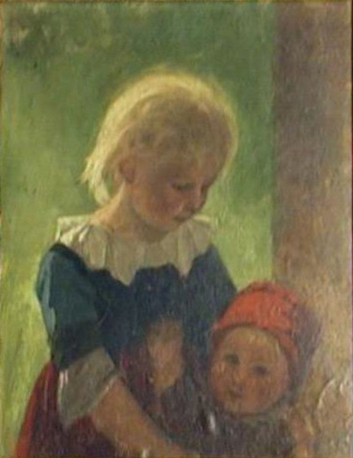 To børn. - Anna Ancher
