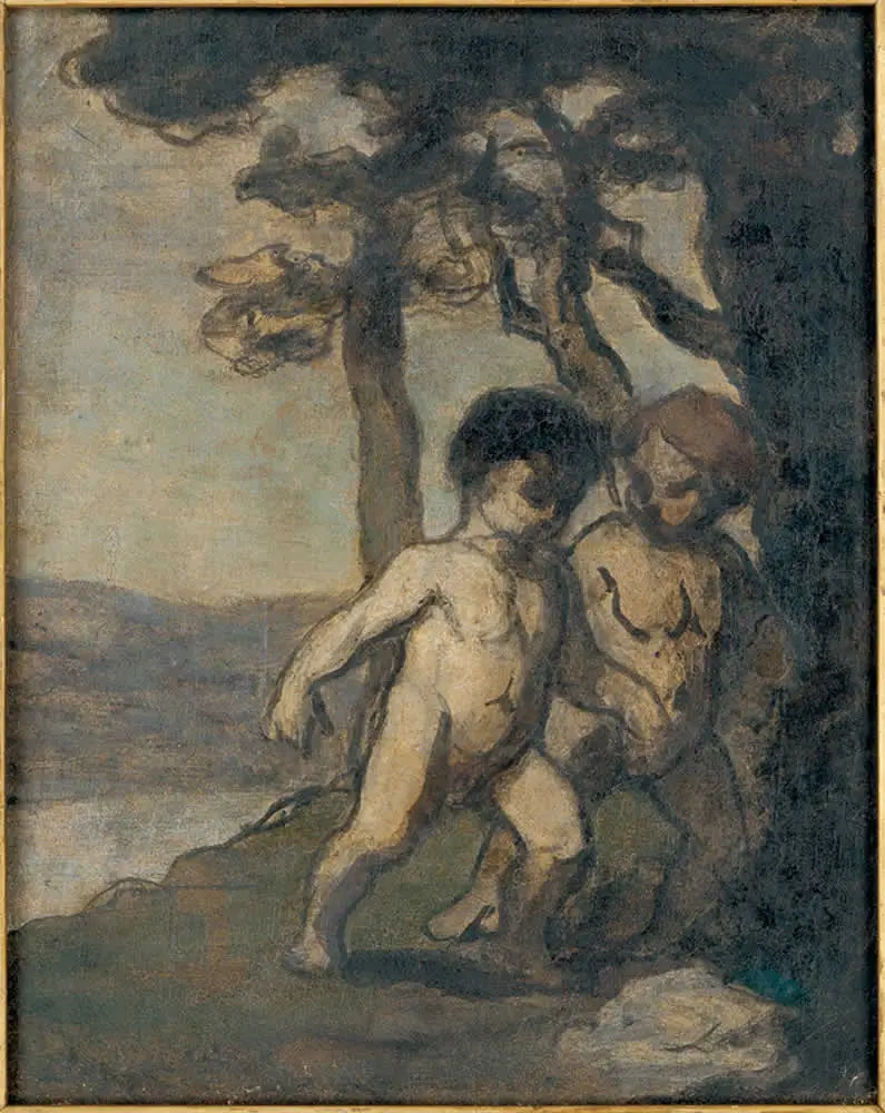 To børn - Honoré Daumier