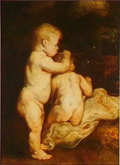 To børn, der puster bobler, omkring 1617 - Antoine van Dyck