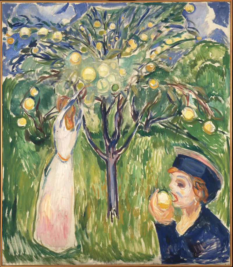 To kvinder i haven - Edvard Munch