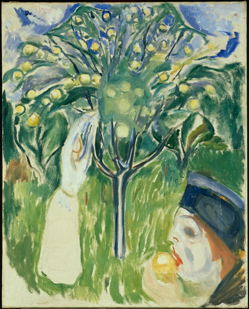 To kvinder i haven - Edvard Munch