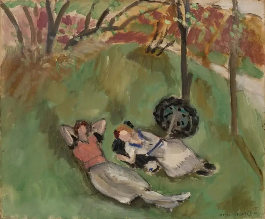 To kvinder liggende - Henri Matisse