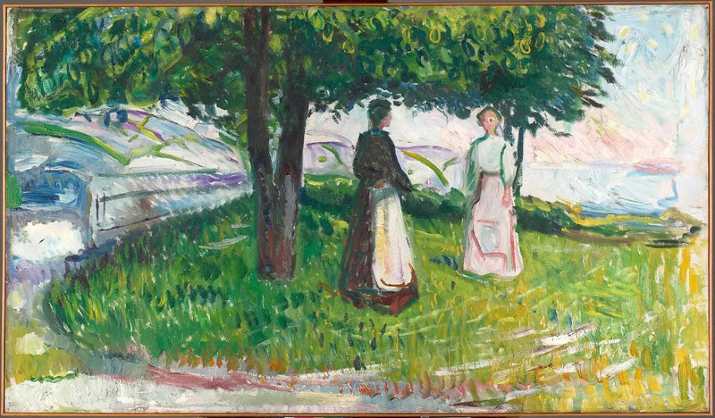 To kvinder under et træ - Edvard Munch