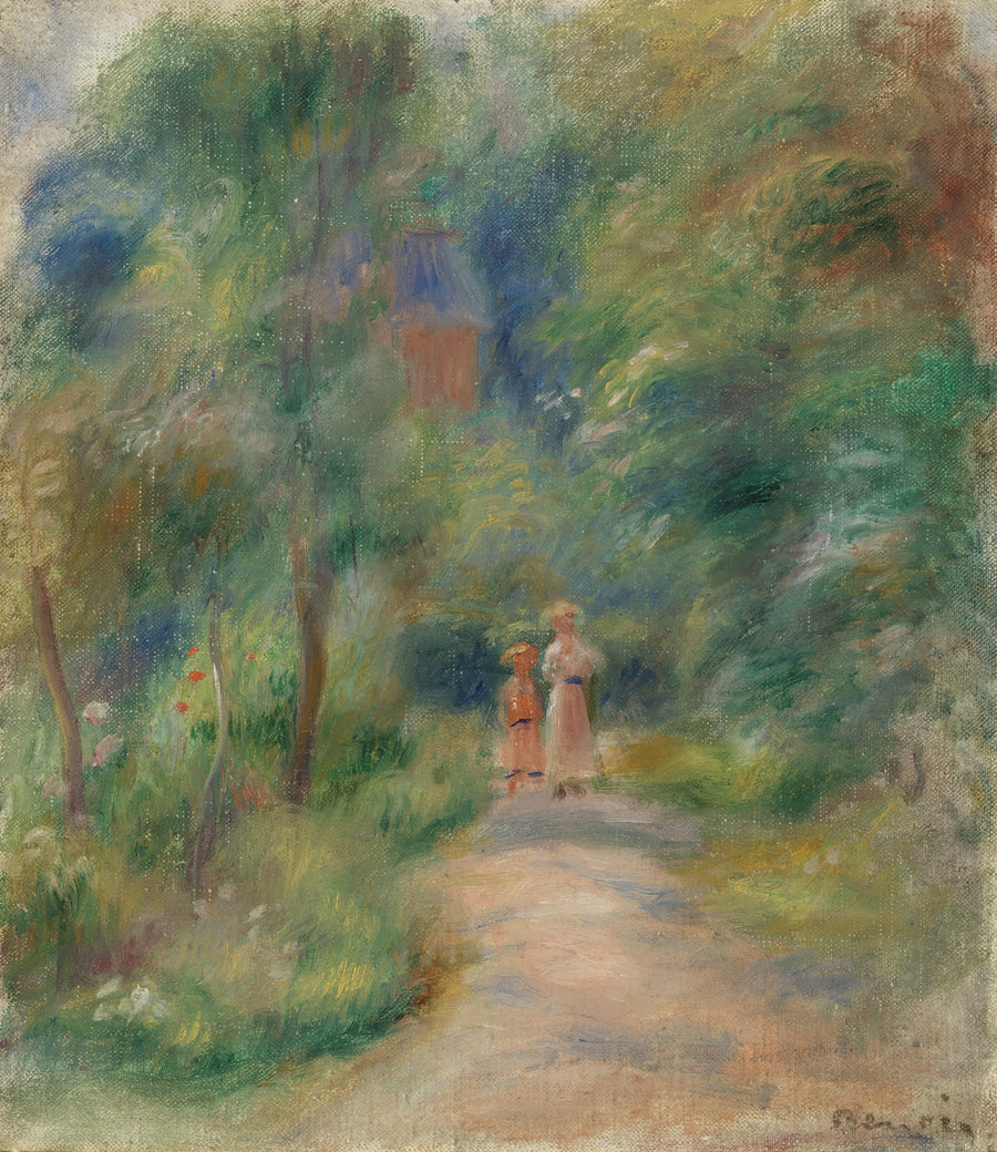 To figurer i en sti - Pierre-Auguste Renoir