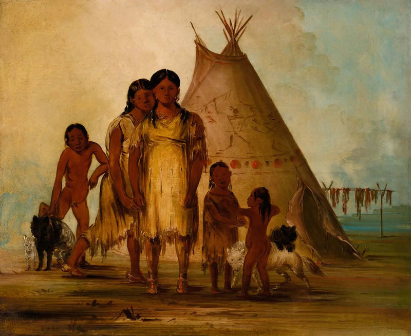 To piger comanches - George Catlin