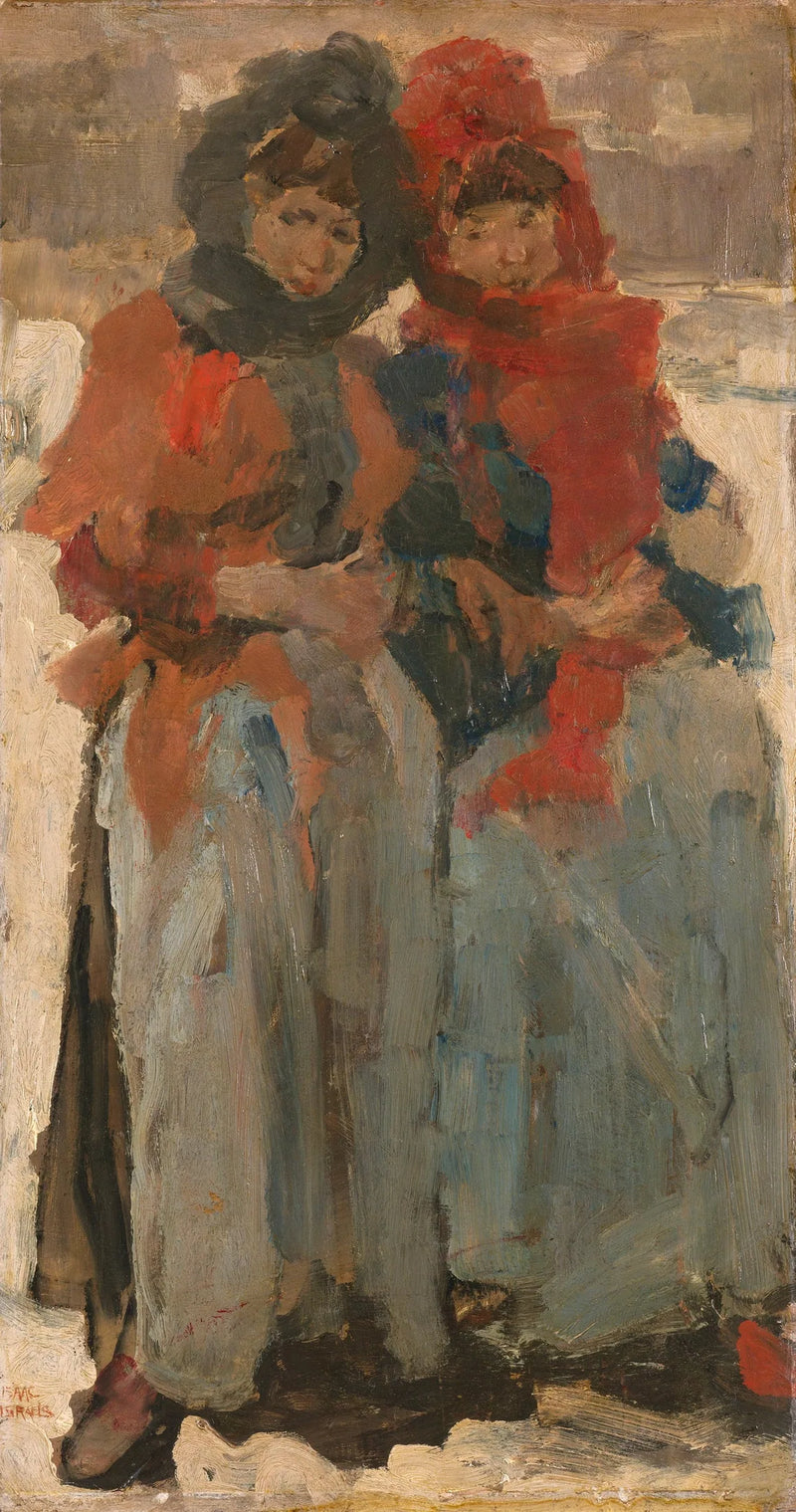 To piger i sneen - Isaac Israel