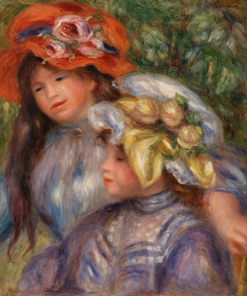 To piger - Pierre-Auguste Renoir