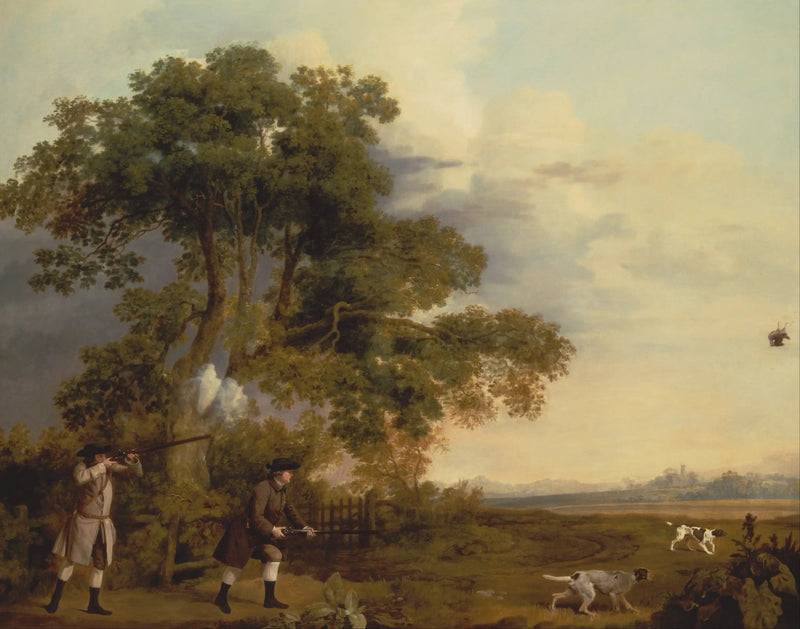 To mænd, der skydes - George Stubbs