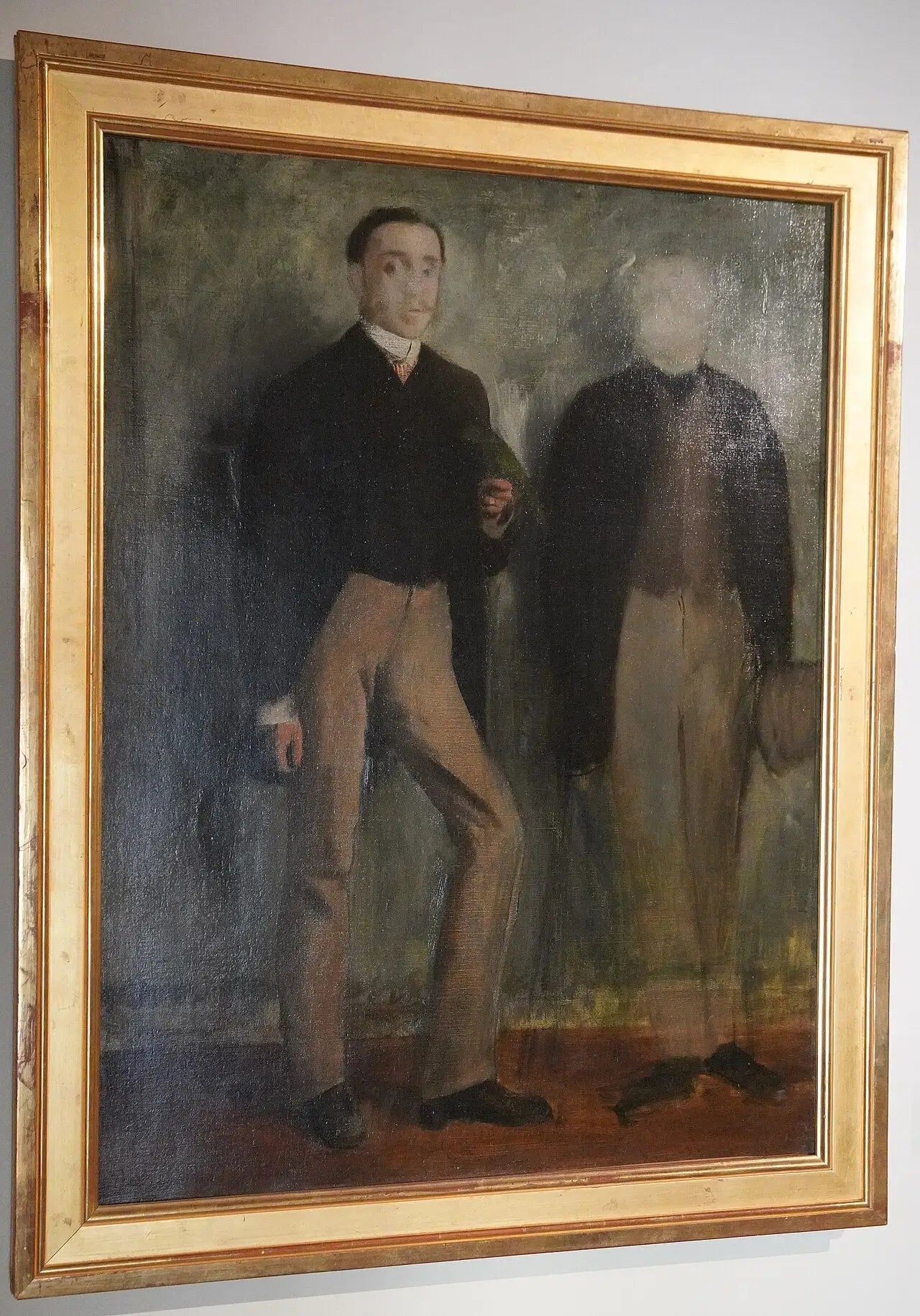 Deux hommes à pied - Edgar Degas image 1 reproduction d’œuvre d’art à l’huile