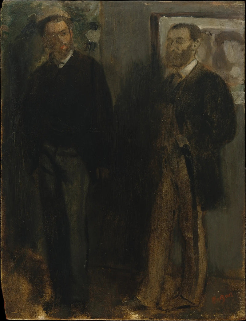 To mænd - Edgar Degas