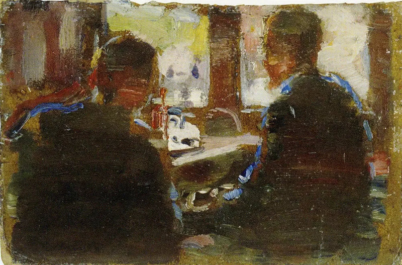 To Mænd ved Vinduet - Edvard Munch