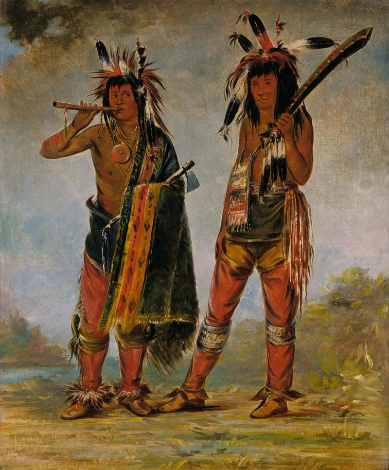 To unge mænd - George Catlin